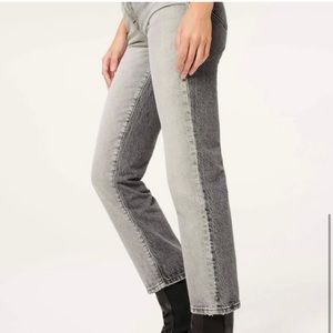 Good American Jeans | Good American Vintage Two Tone Cropped Jeans